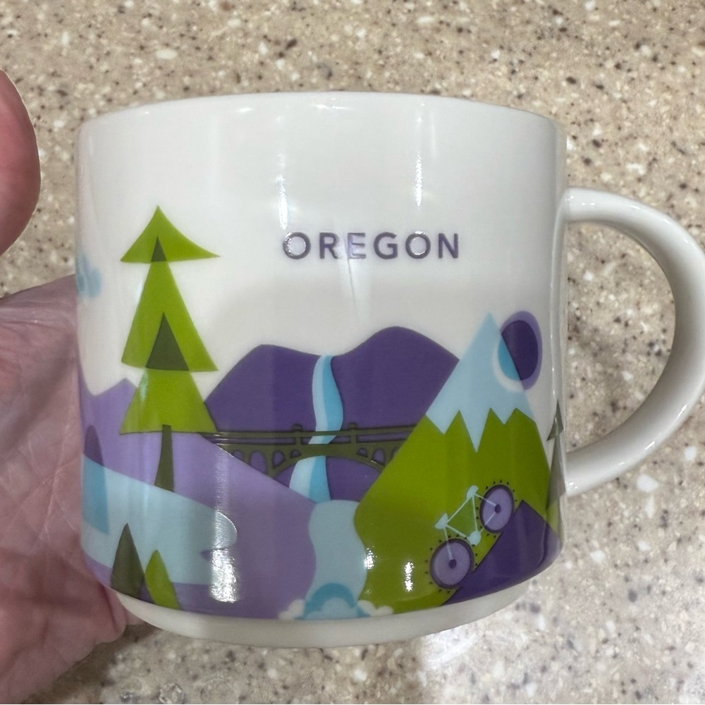 Starbucks Oregon "You Are Here" Series 2015 Coffee Mug 14oz